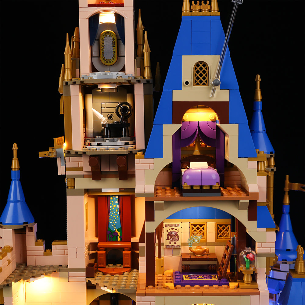 Lego disney castle inside sale