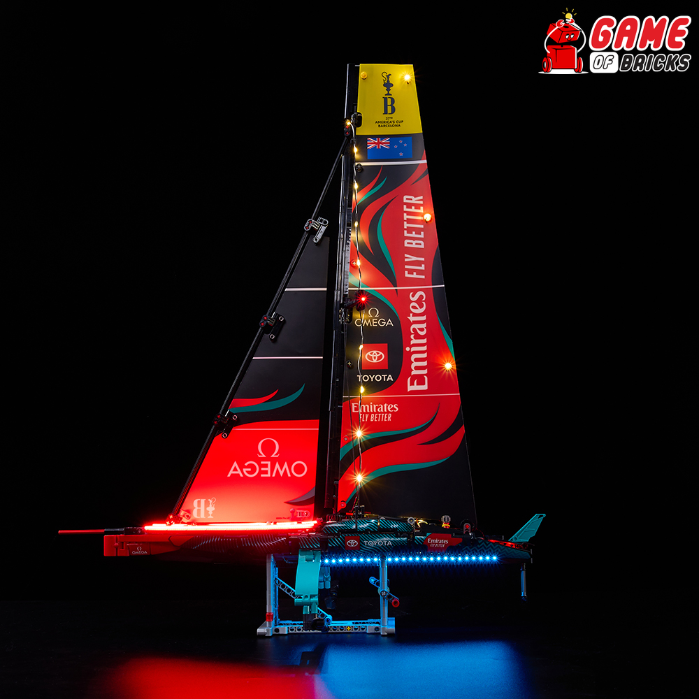 Ac75 Icon LEGO Emirates Team New Zealand AC75 Yacht 42174 Light Kit– Game of ...