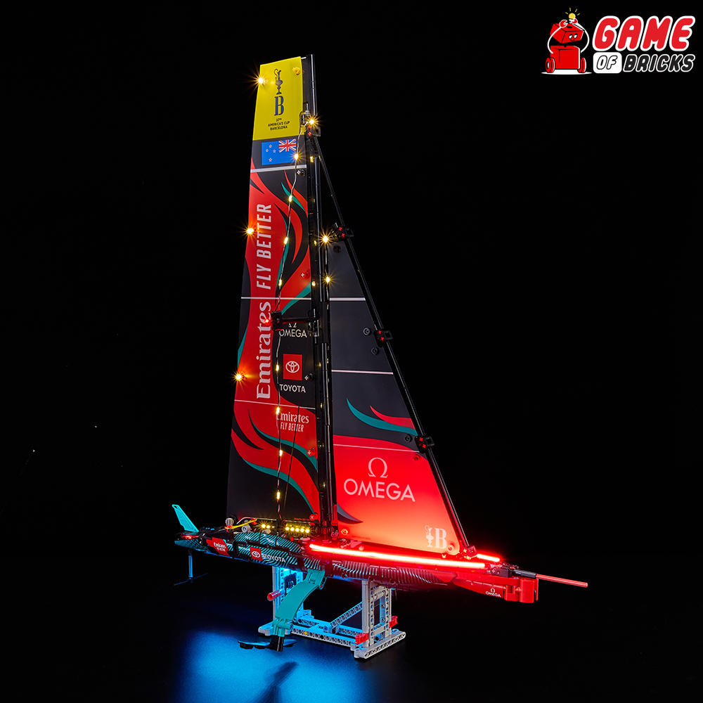 Ac75 Icon LEGO Emirates Team New Zealand AC75 Yacht 42174 Light Kit– Game of ...