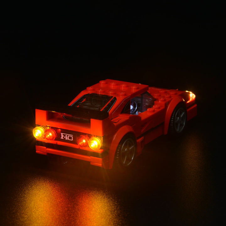 LEGO Ferrari F40 Competizione 75890 Light Kit – Game of Bricks