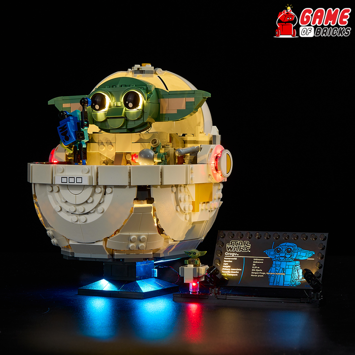 LEGO Grogu with Hover Pram 75403 Light Kit