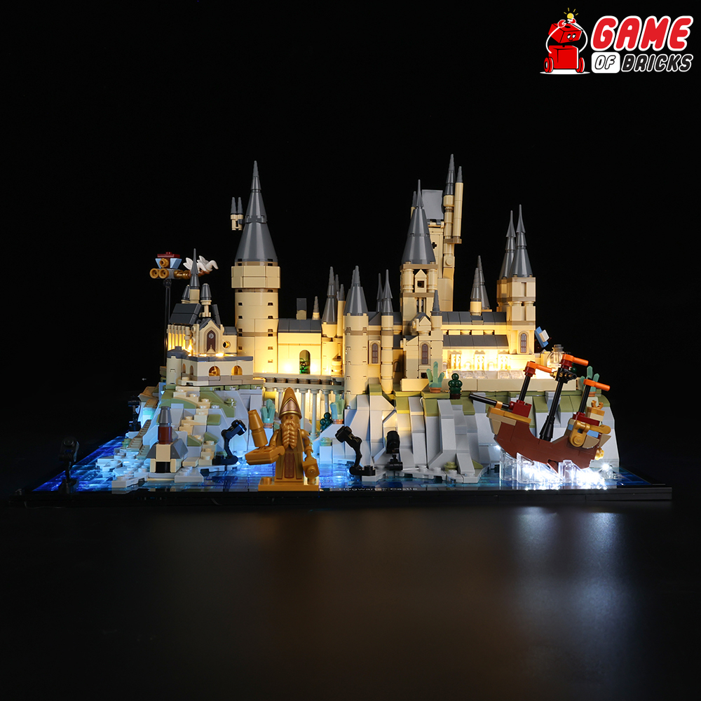 Hogwarts castle lego deals lights