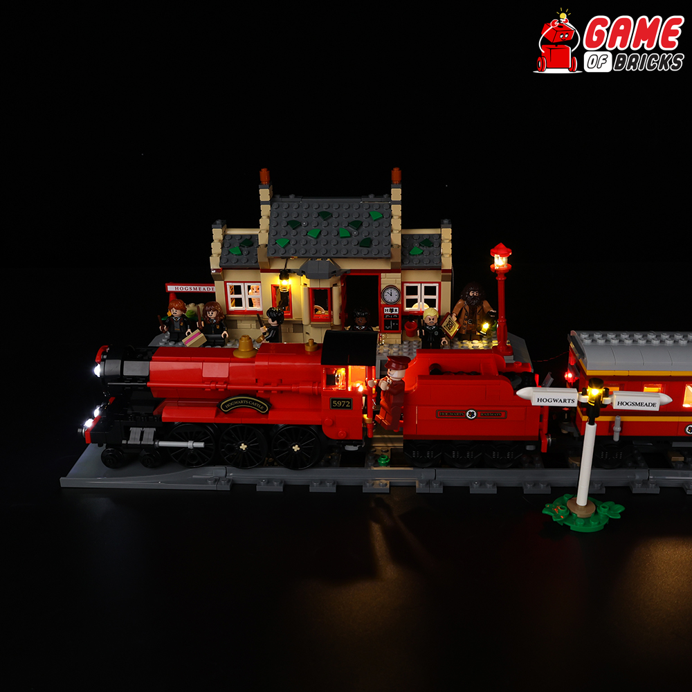 LEGO Hogwarts Express Train Set with Hogsmeade Station 76423 Light Kit