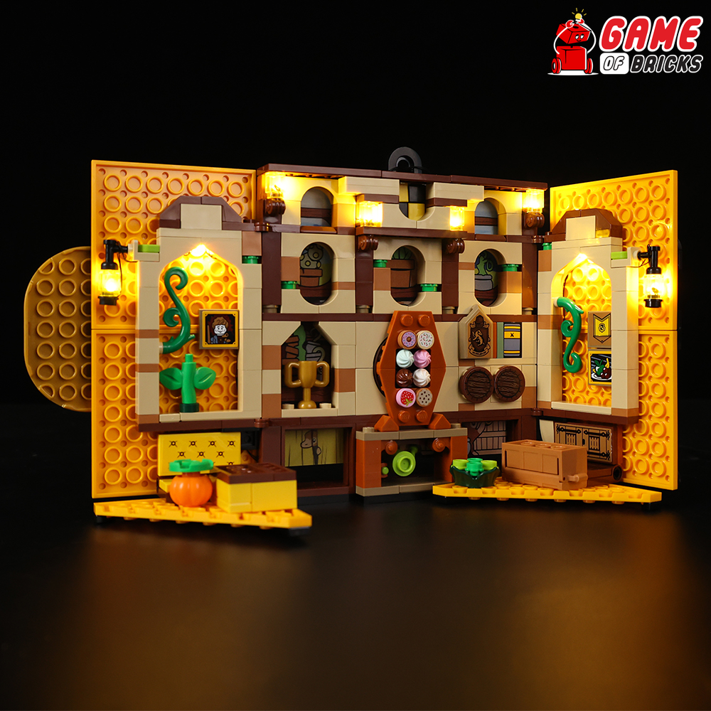 LEGO Hufflepuff House Banner 76412 Light Kit