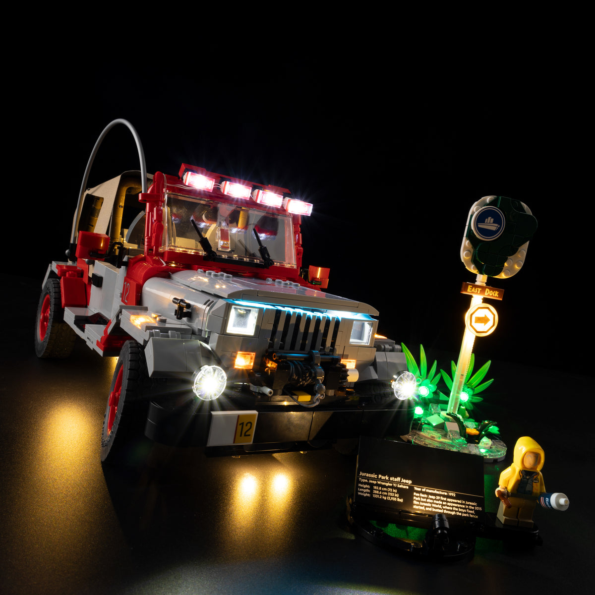 LEGO® Jurassic Park Jeep Wrangler 77984 Light Kit