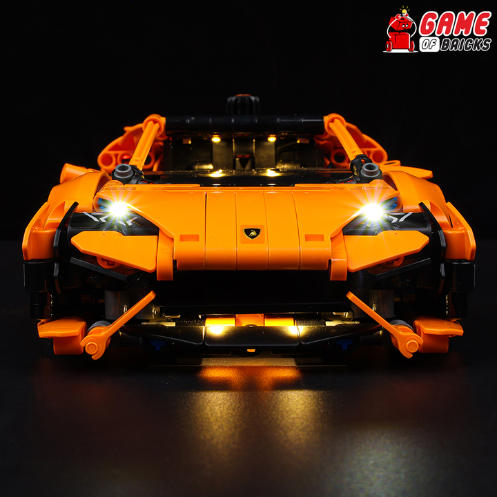 LEGO Lamborghini Huracán Tecnica Orange 42196 Light Kit