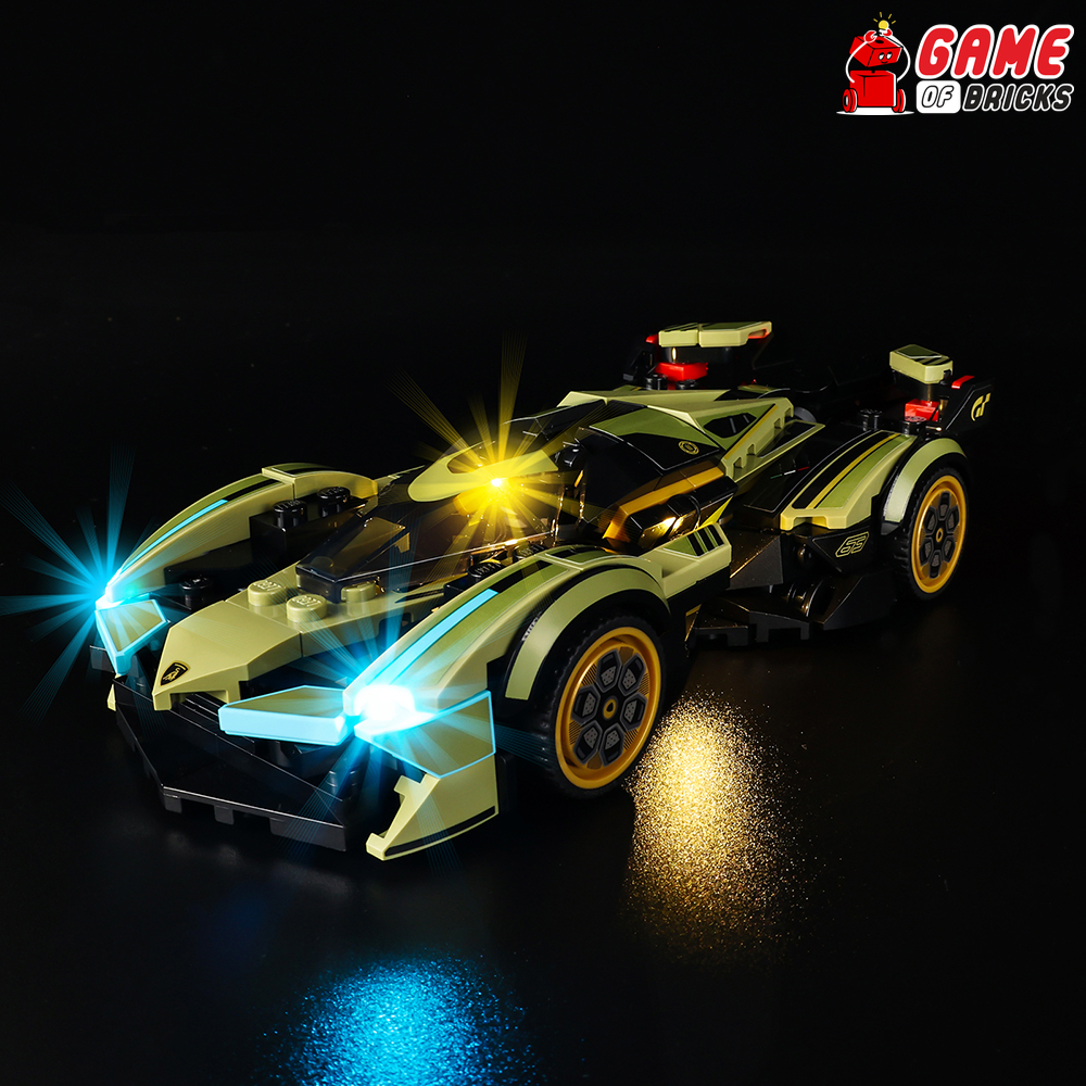 LEGO® Lamborghini Lambo V12 Vision GT Super Car 76923 Light Kit LEGO® Lamborghini Lambo V12 Vision GT Super Car 76923 Light Kit