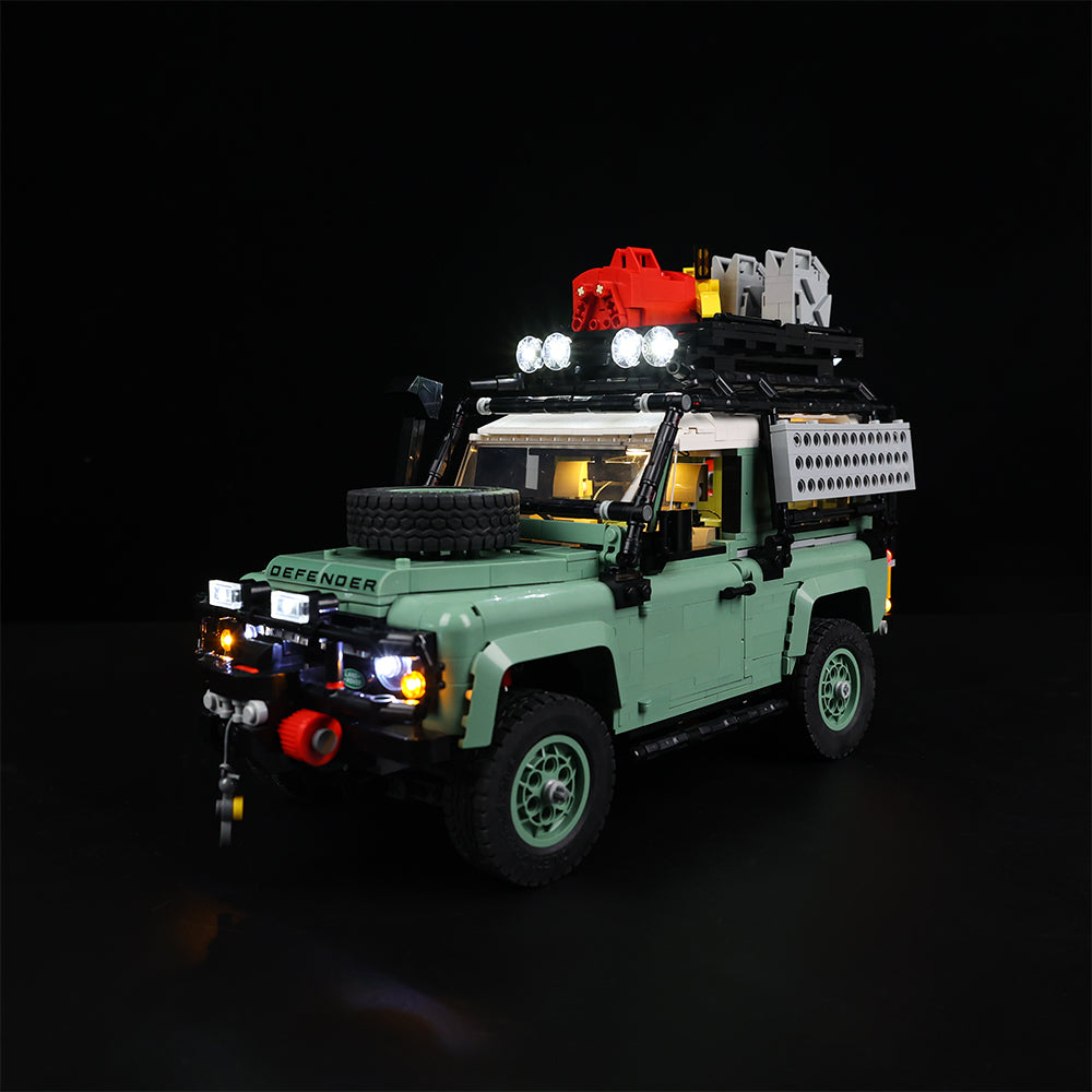 Lego Range Rover LEGO Land Rover Classic Defender 90 10317 Light Kit– Game of Bricks USA