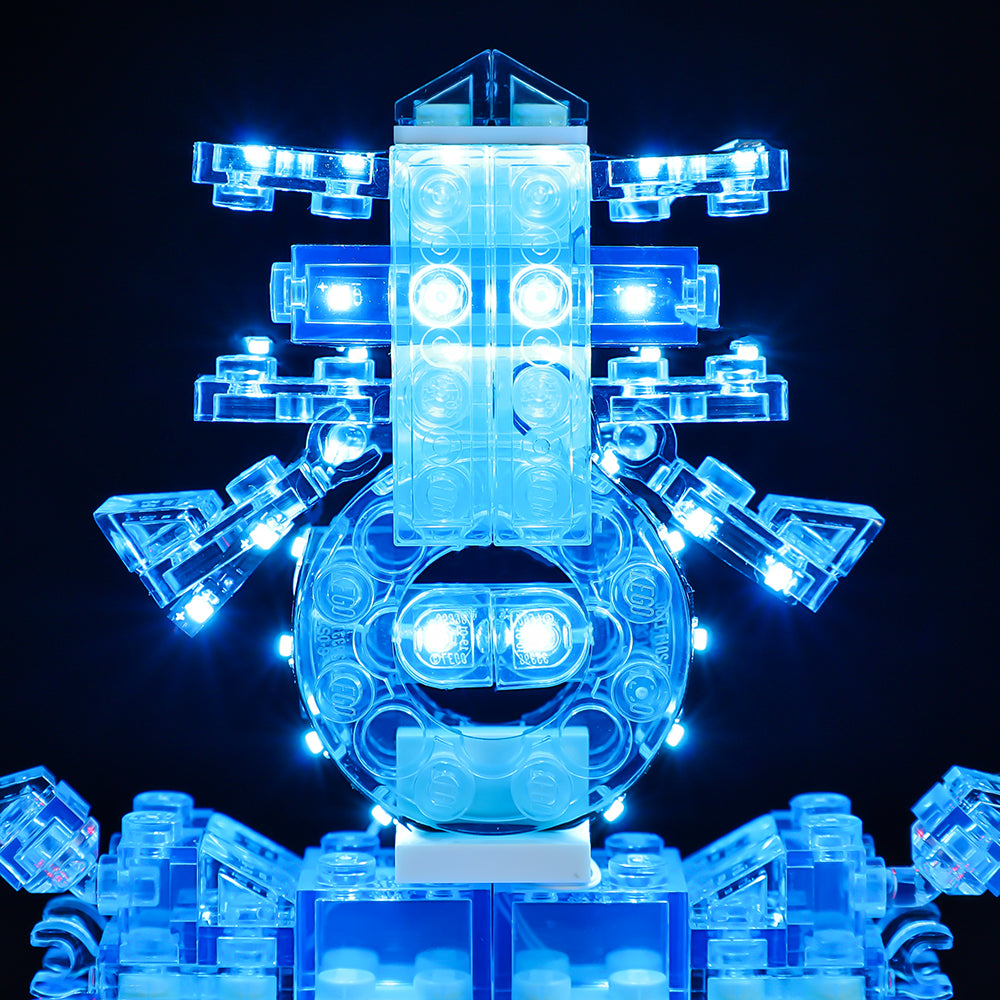 LEGO® Lunar New Year Ice Festival 80109 light kit, illuminated gallery view 10