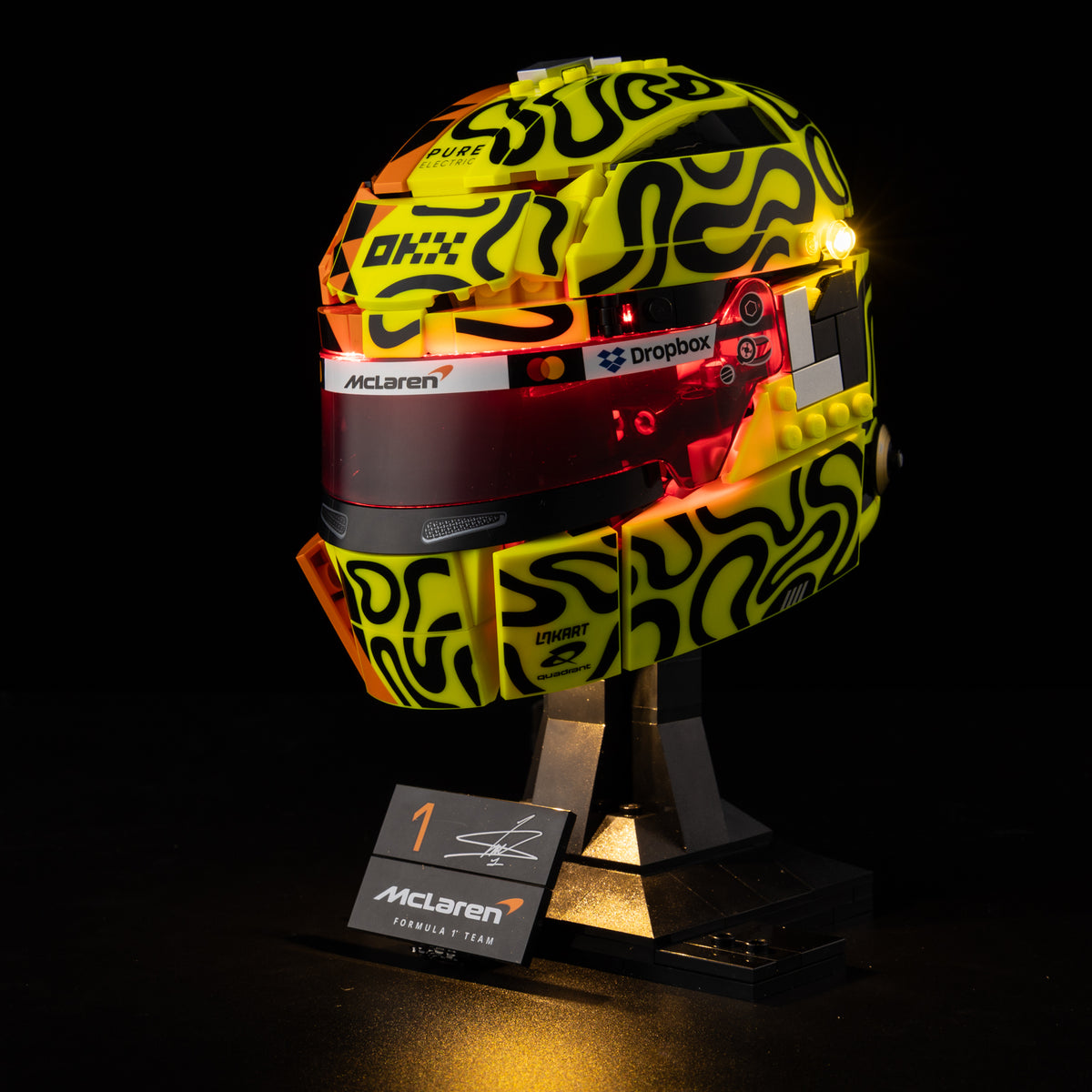 LEGO® McLaren Mastercard F1® Team Lando Norris Helmet 43023 Light Kit