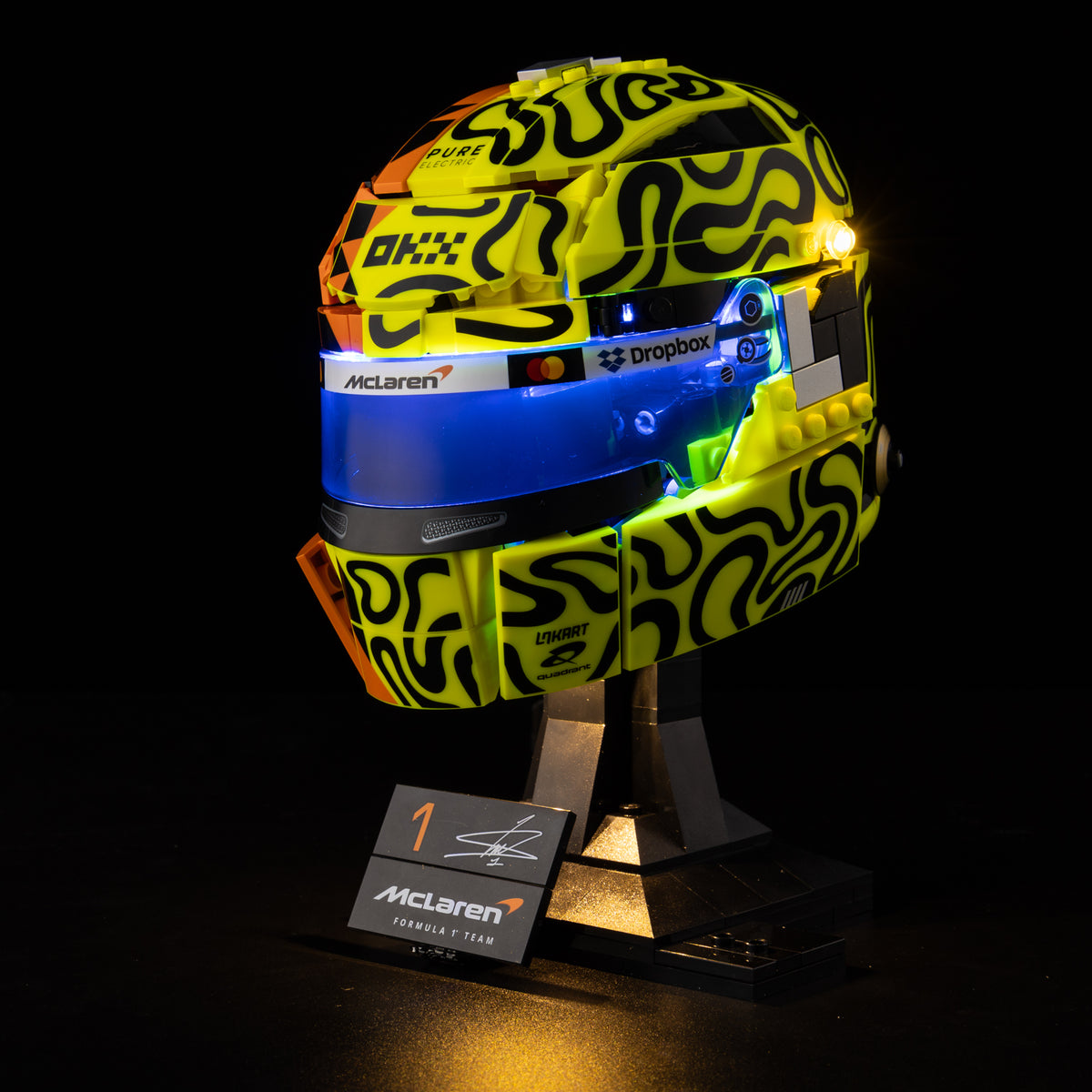 LEGO® McLaren Mastercard F1® Team Lando Norris Helmet 43023 Light Kit