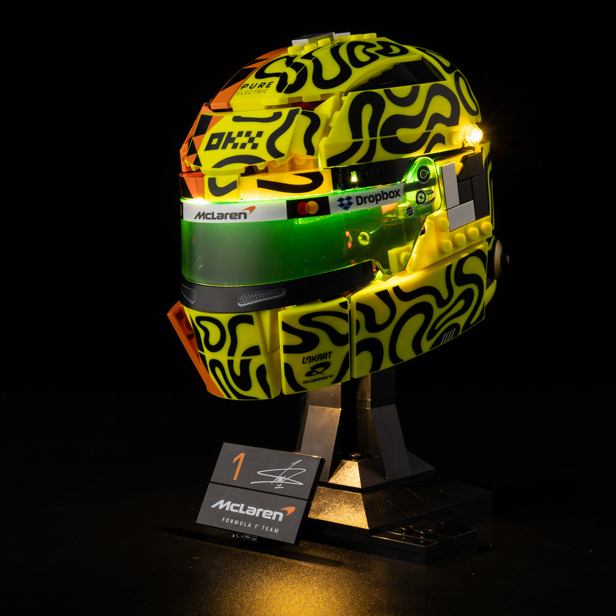 LEGO® McLaren Mastercard F1® Team Lando Norris Helmet 43023 Light Kit
