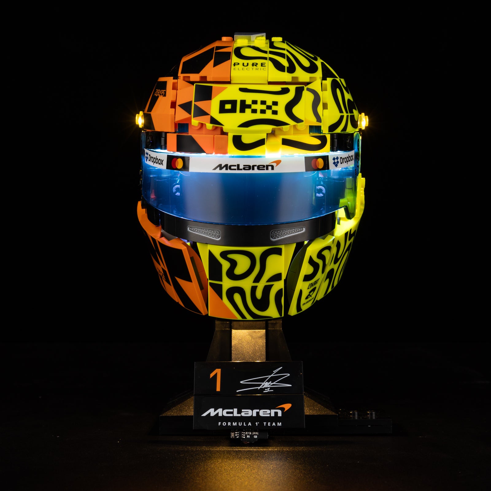 Light Kit for LEGO® McLaren Mastercard F1® Team Lando Norris Helmet 43023