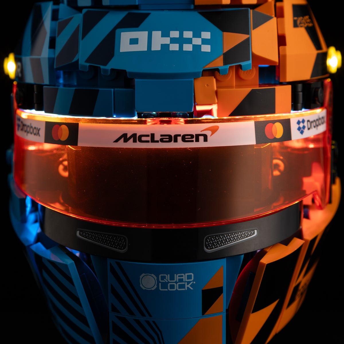 LEGO® McLaren Mastercard F1® Team Oscar Piastri Helmet 43017 Light Kit