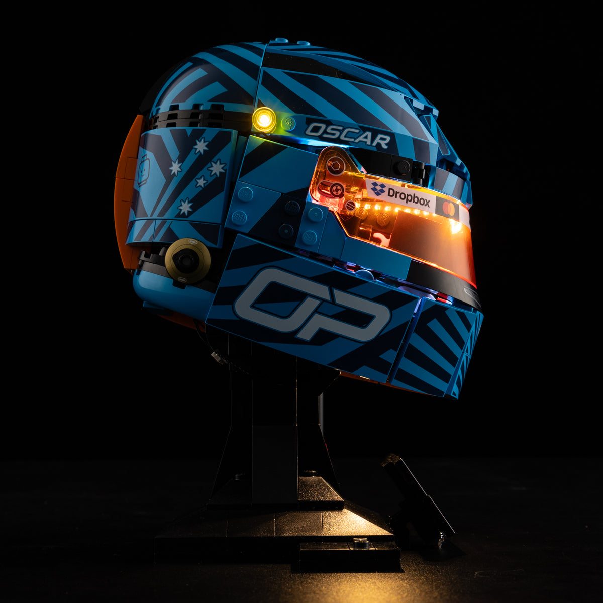 LEGO® McLaren Mastercard F1® Team Oscar Piastri Helmet 43017 Light Kit