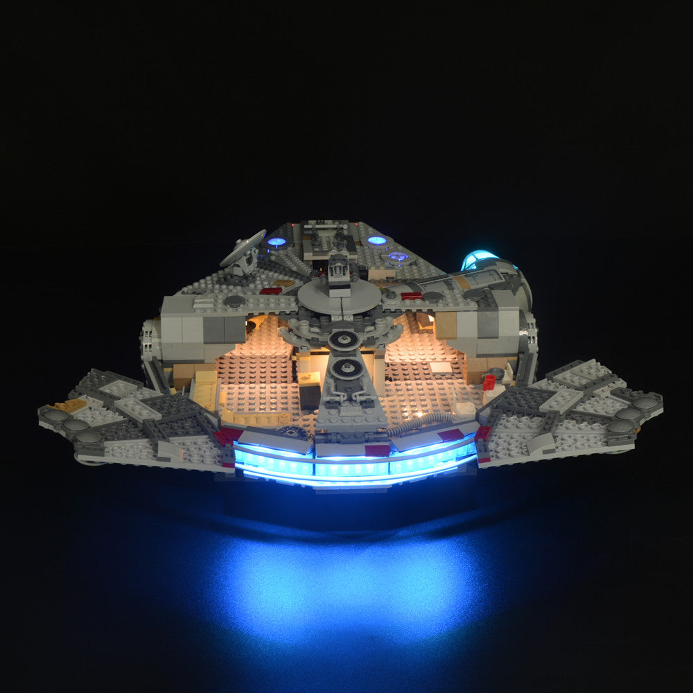 Light kit for discount millennium falcon 75257