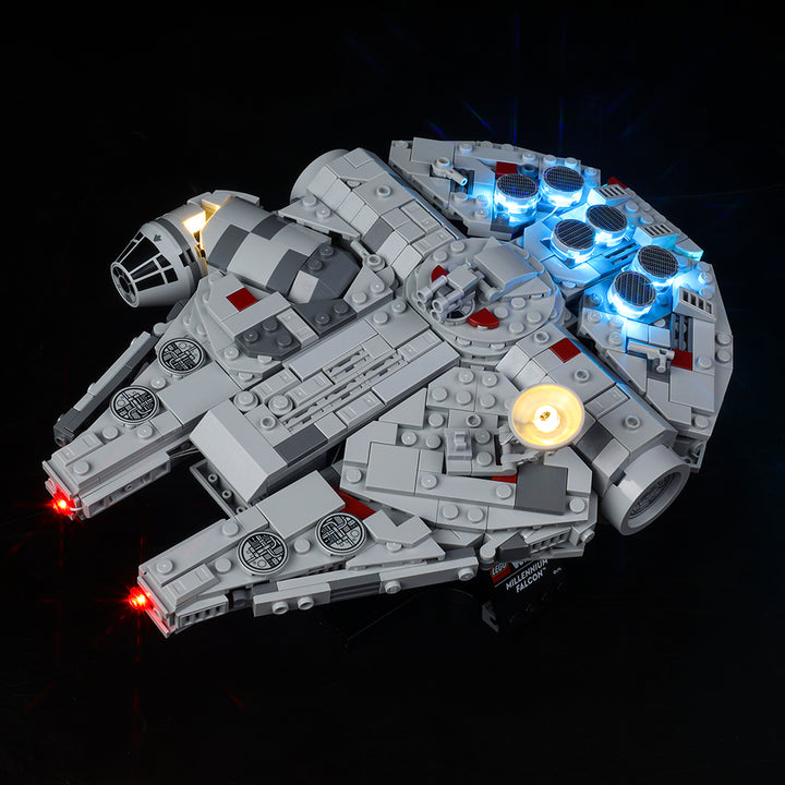 Millennium Falcon LEGO lights