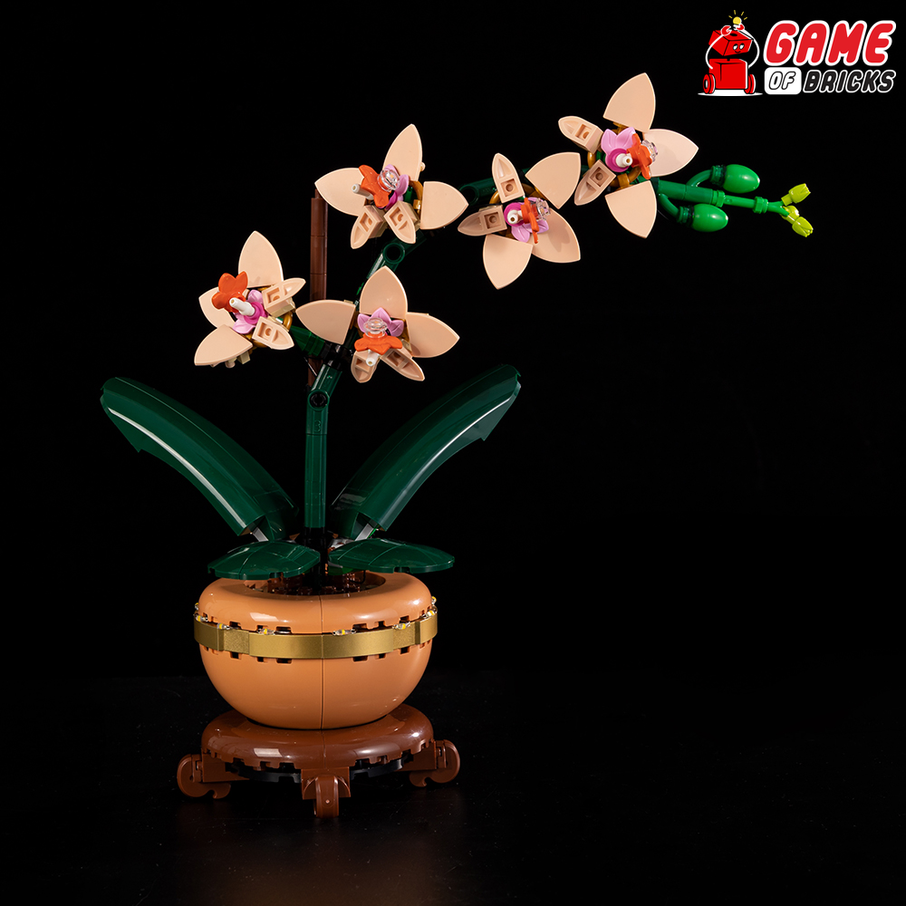 BrickBling Set di luci compatibili con Lego Orchidee Set di luci a LED compatibili con Lego 10311 Orchidee Botanical Collection Set (solo luci, blocco non incluso), versione Light Control