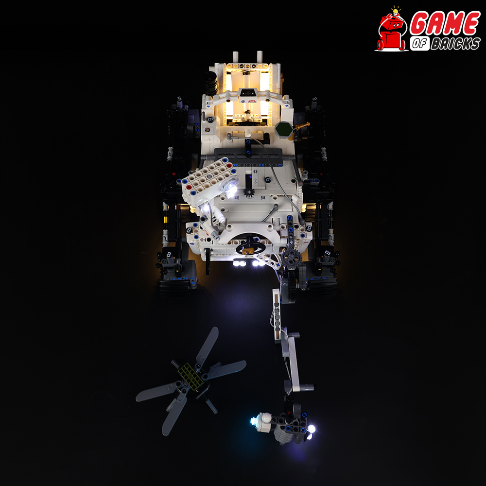 LEGO Technic 42158 NASA Mars Rover Perseverance detailed building