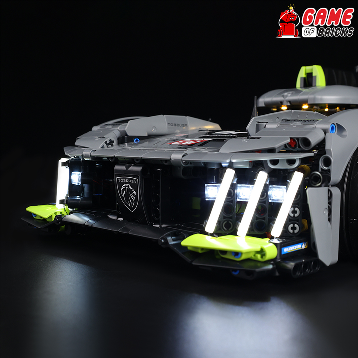 LEGO PEUGEOT 9X8 24H Le Mans Hybrid Hypercar 42156 Light Kit