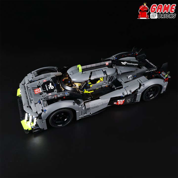 LEGO PEUGEOT 9X8 24H Le Mans Hybrid Hypercar 42156 Light Kit