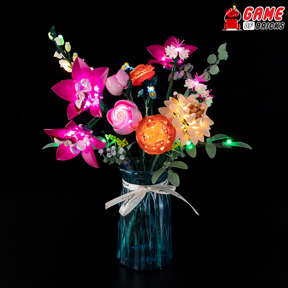 henry's pots and plants texture pack LEGO® Pretty Pink Flower Bouquet 10342 Light Kit