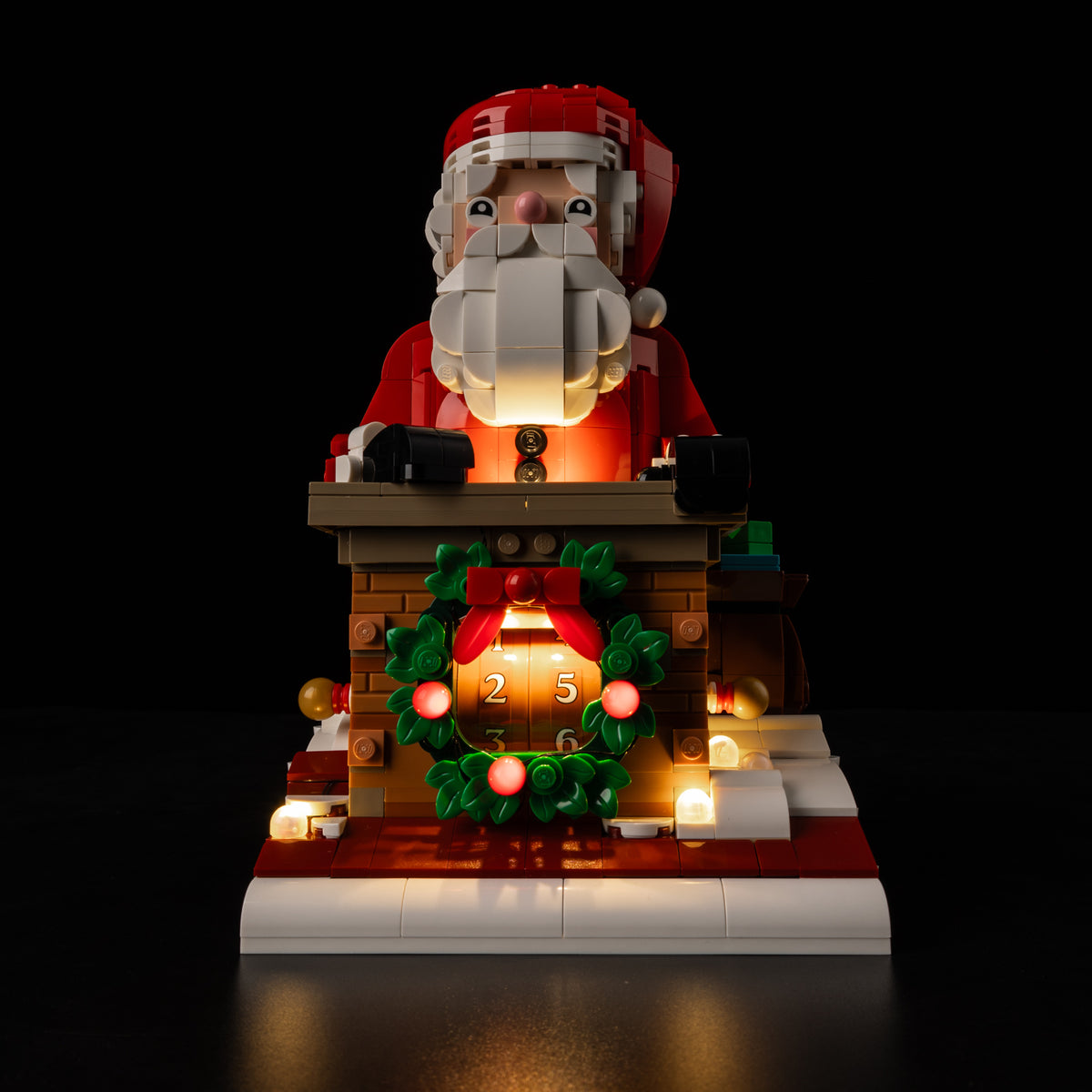 Illuminated LEGO Santa's Holiday Countdown 40874 view 2