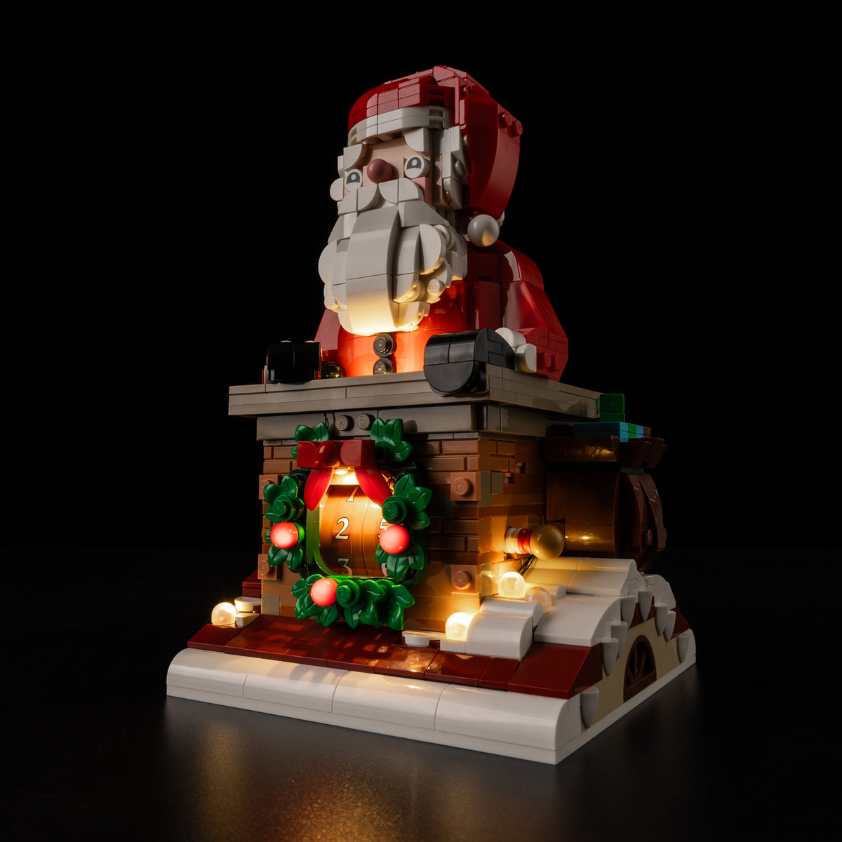 Illuminated LEGO Santa's Holiday Countdown 40874 view 4