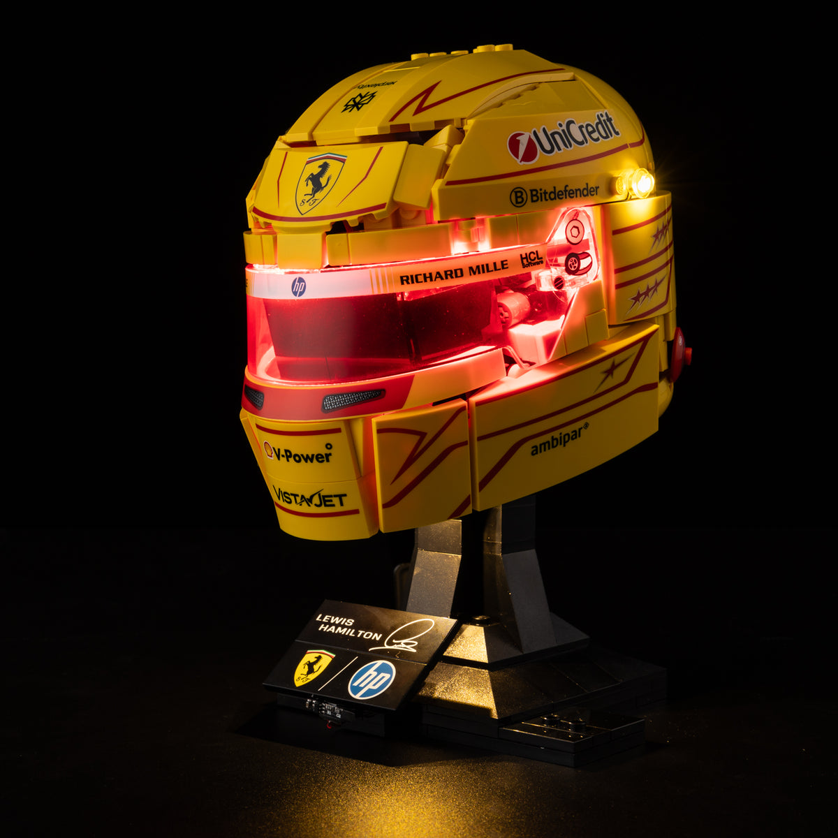 LEGO® Scuderia Ferrari HP Lewis Hamilton Helmet 43022 Light Kit