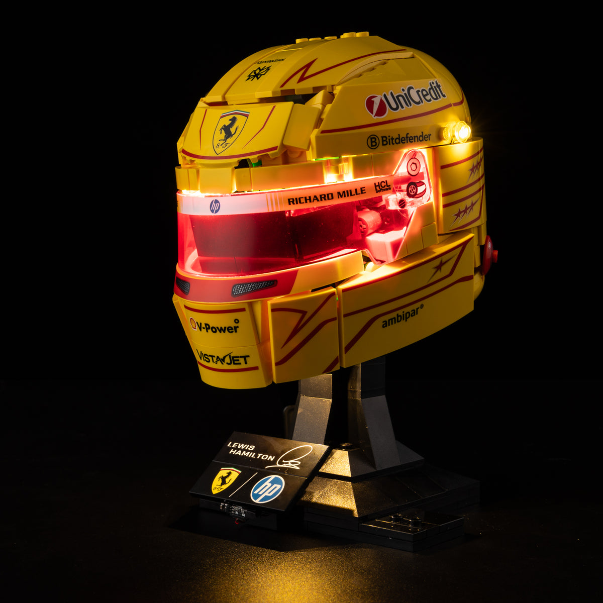 LEGO® Scuderia Ferrari HP Lewis Hamilton Helmet 43022 Light Kit