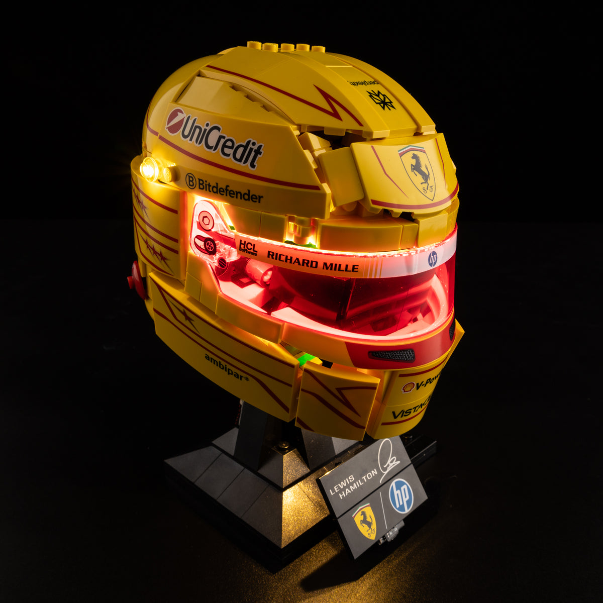 LEGO® Scuderia Ferrari HP Lewis Hamilton Helmet 43022 Light Kit