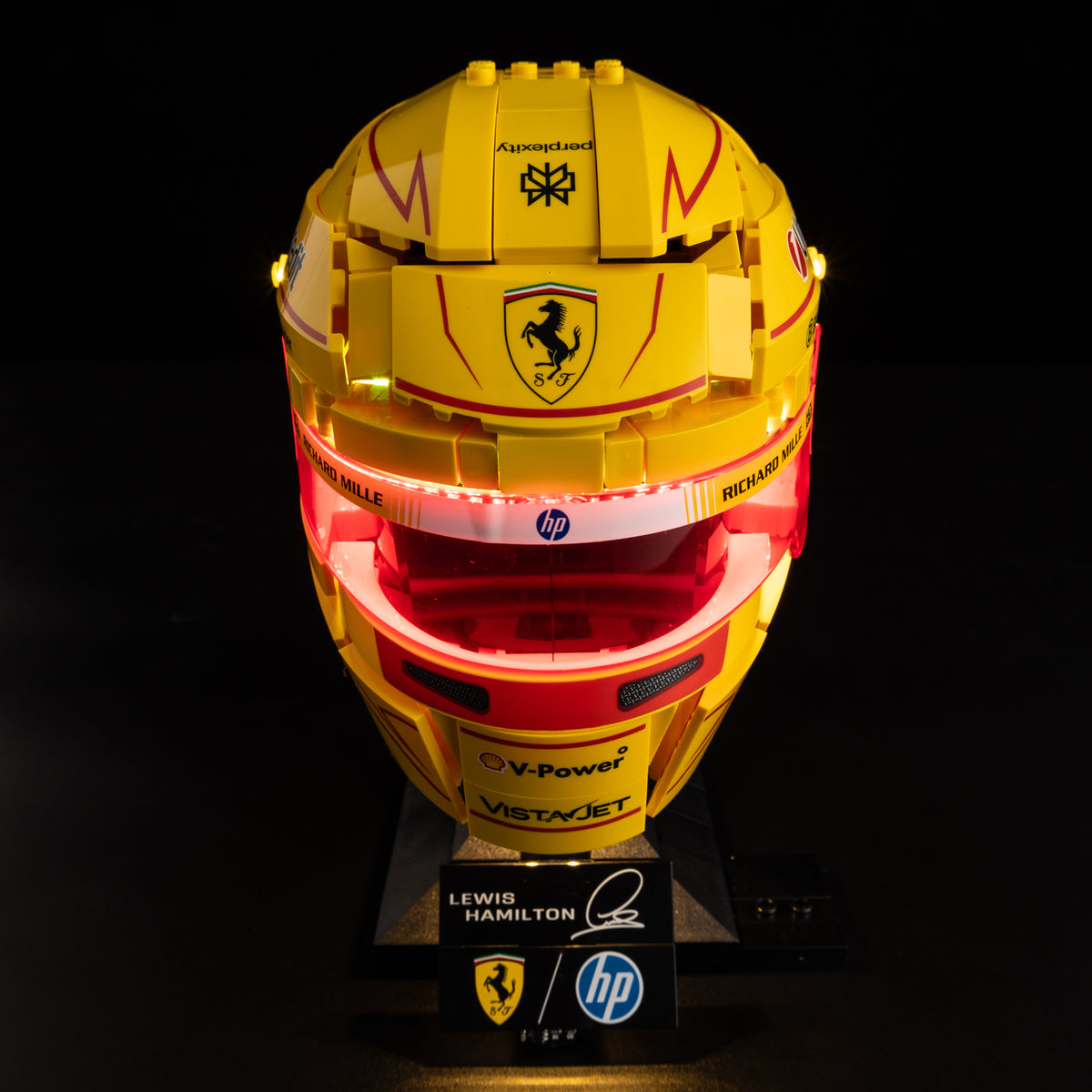 LEGO® Scuderia Ferrari HP Lewis Hamilton Helmet 43022 Light Kit