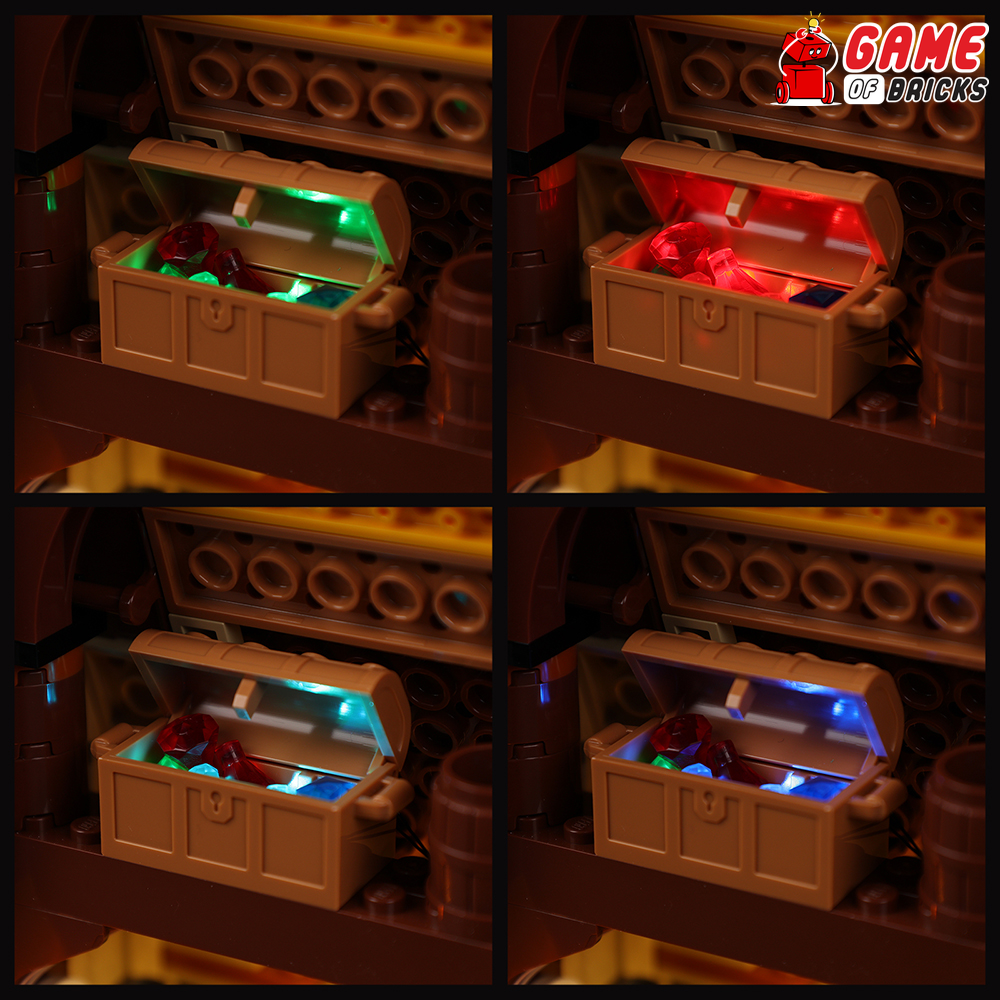 LEGO Snow White and the Seven Dwarfs' Cottage 43242 Light Kit