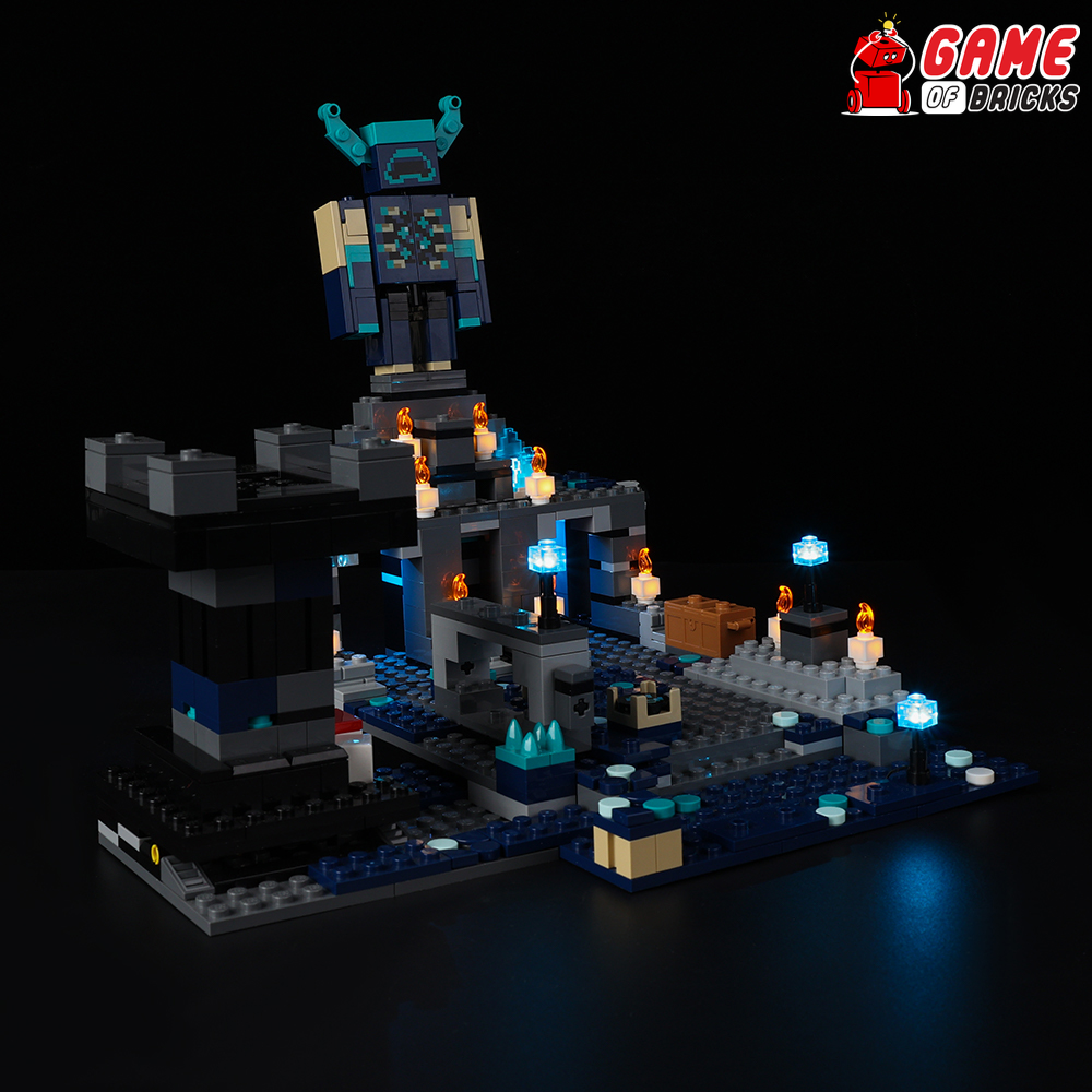 LEGO Minecraft Warden - Deep Dark Battle 21246 Speed Build Review 