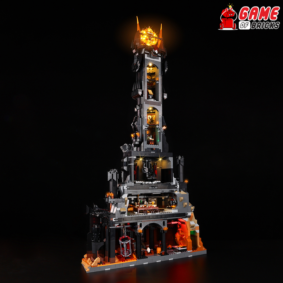 Ultimate LED Light Kit LEGO Barad Dur 10333 Remote main image 1
