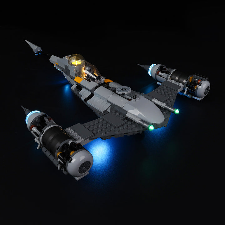 spaceships LEGO The Mandalorian's N-1 Starfighter light kit
