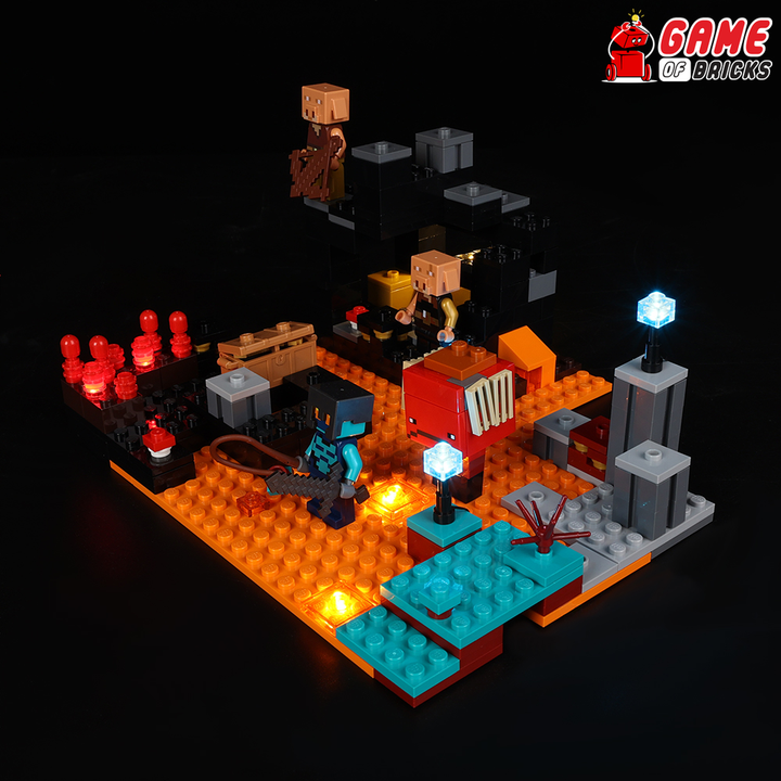 LEGO The Nether Bastion 21185 Light Kit