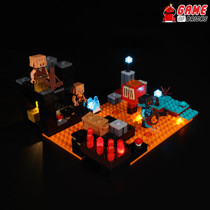 LEGO The Nether Bastion 21185 Light Kit