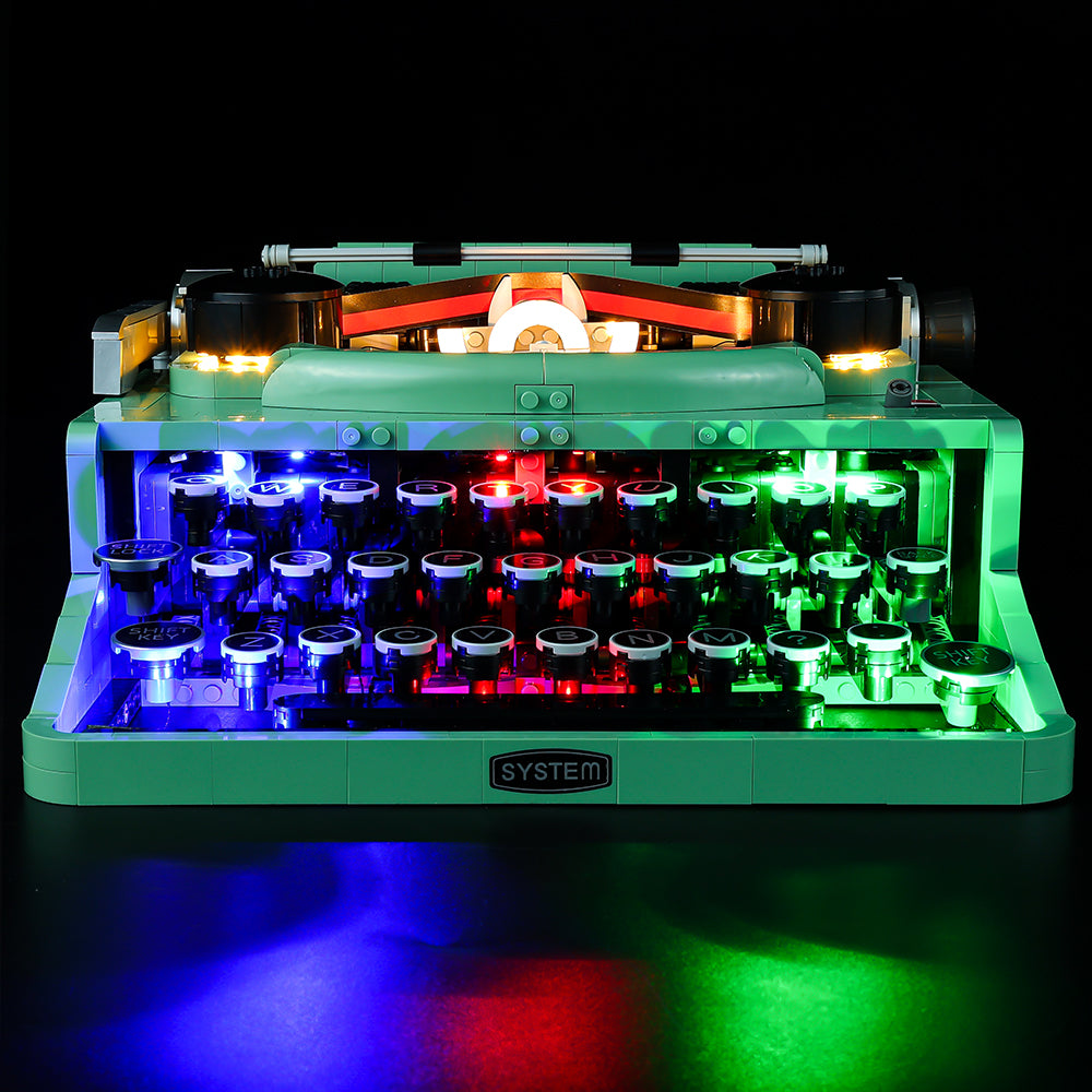 Kit luci LED per macchina da scrivere Lego 21327 idee, set di illuminazione  USB compatibile con Lego 21327 (solo luci, senza modelli Lego) (classico) :  : Giochi e giocattoli