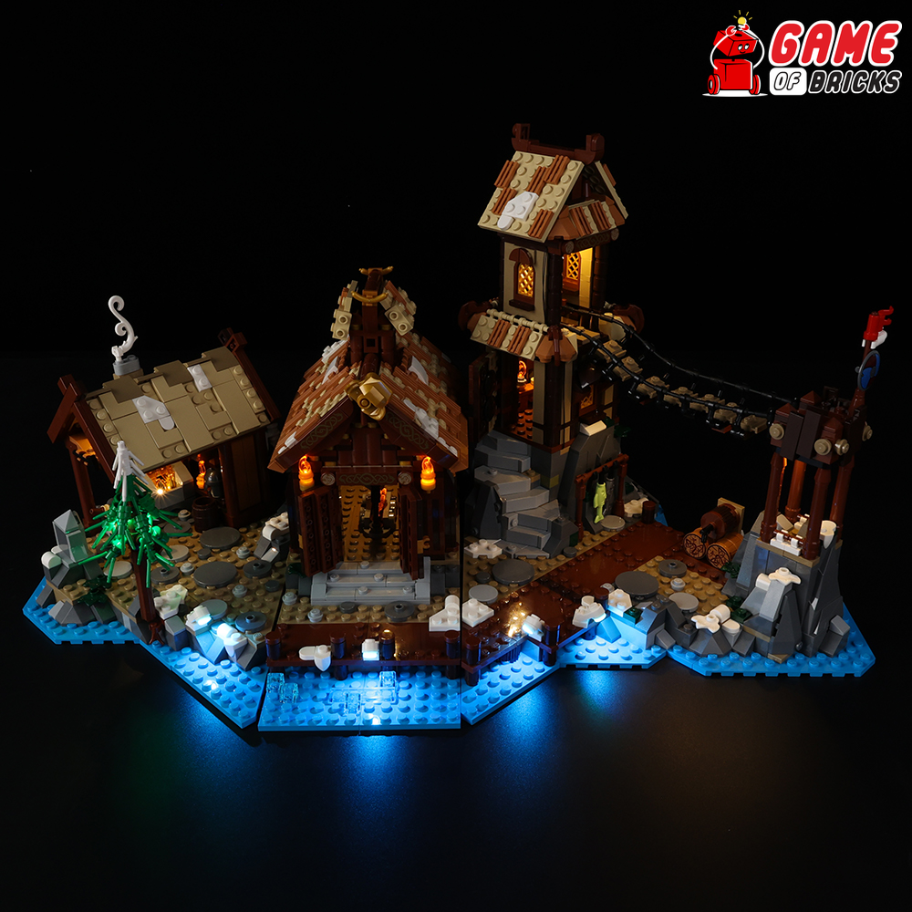 Light Kit for Viking Village 21343 - Main Image