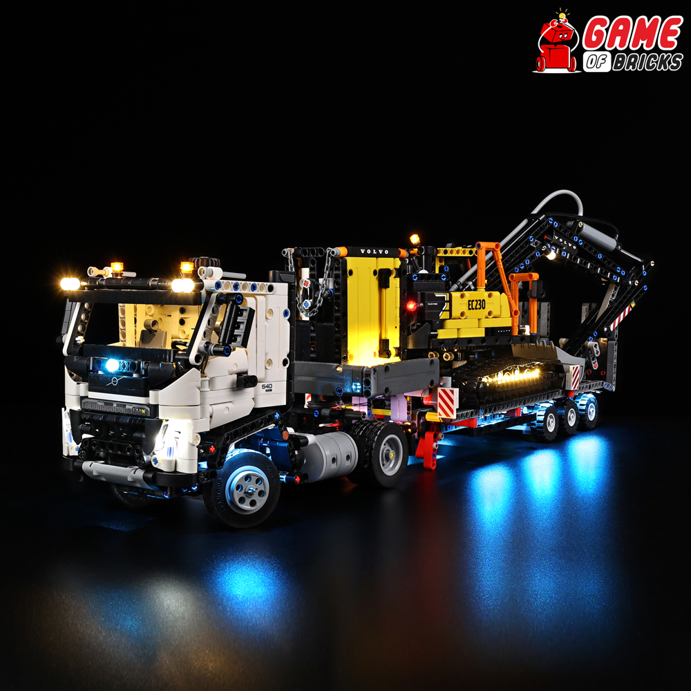LEGO Volvo FMX Truck EC230 Electric Excavator 42175 Light Kit