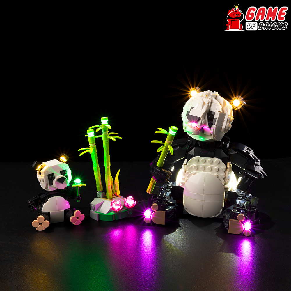 Light Kit for Wild Animals: Panda Family 31165 - Main Image