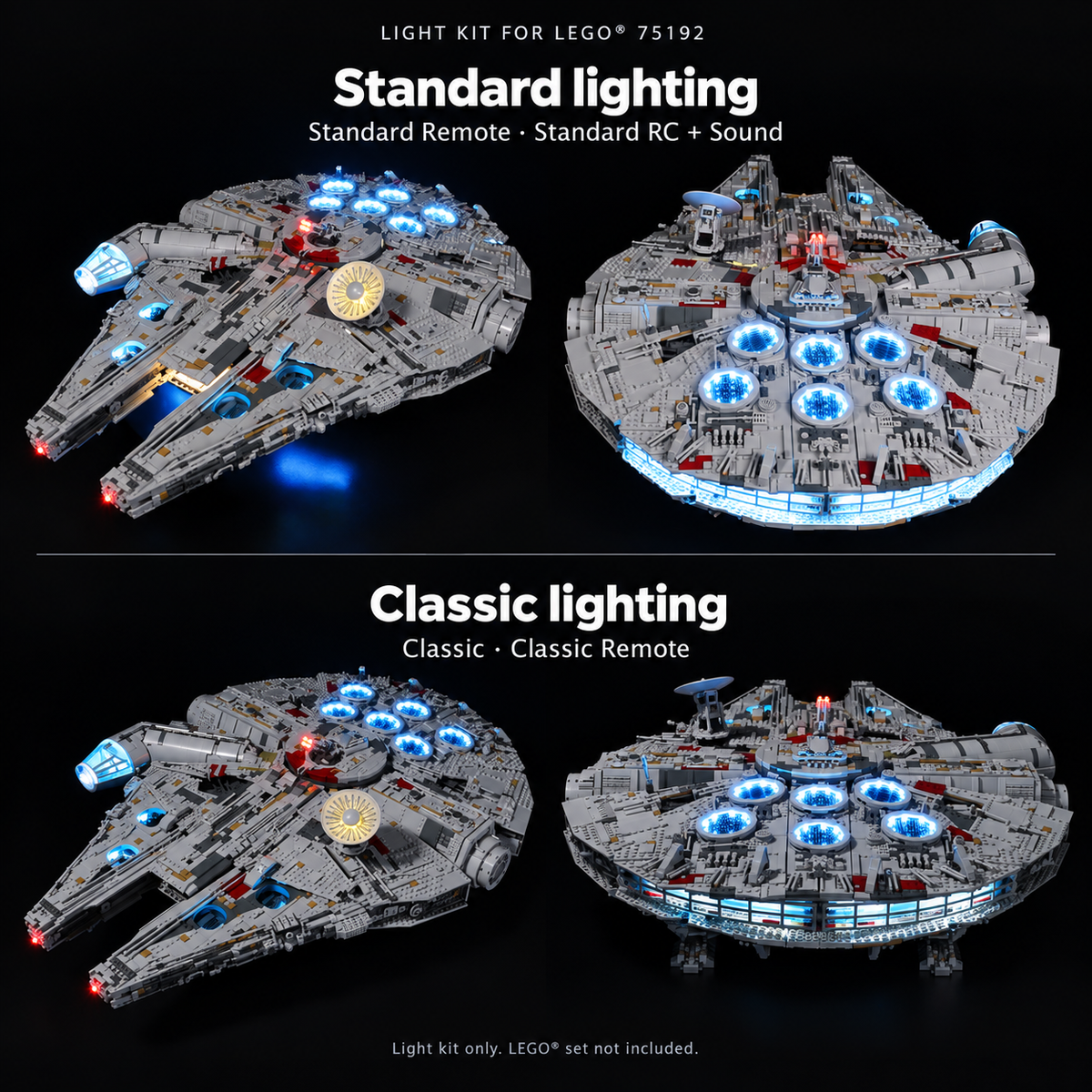 Light Kit for LEGO® Millennium Falcon 75192