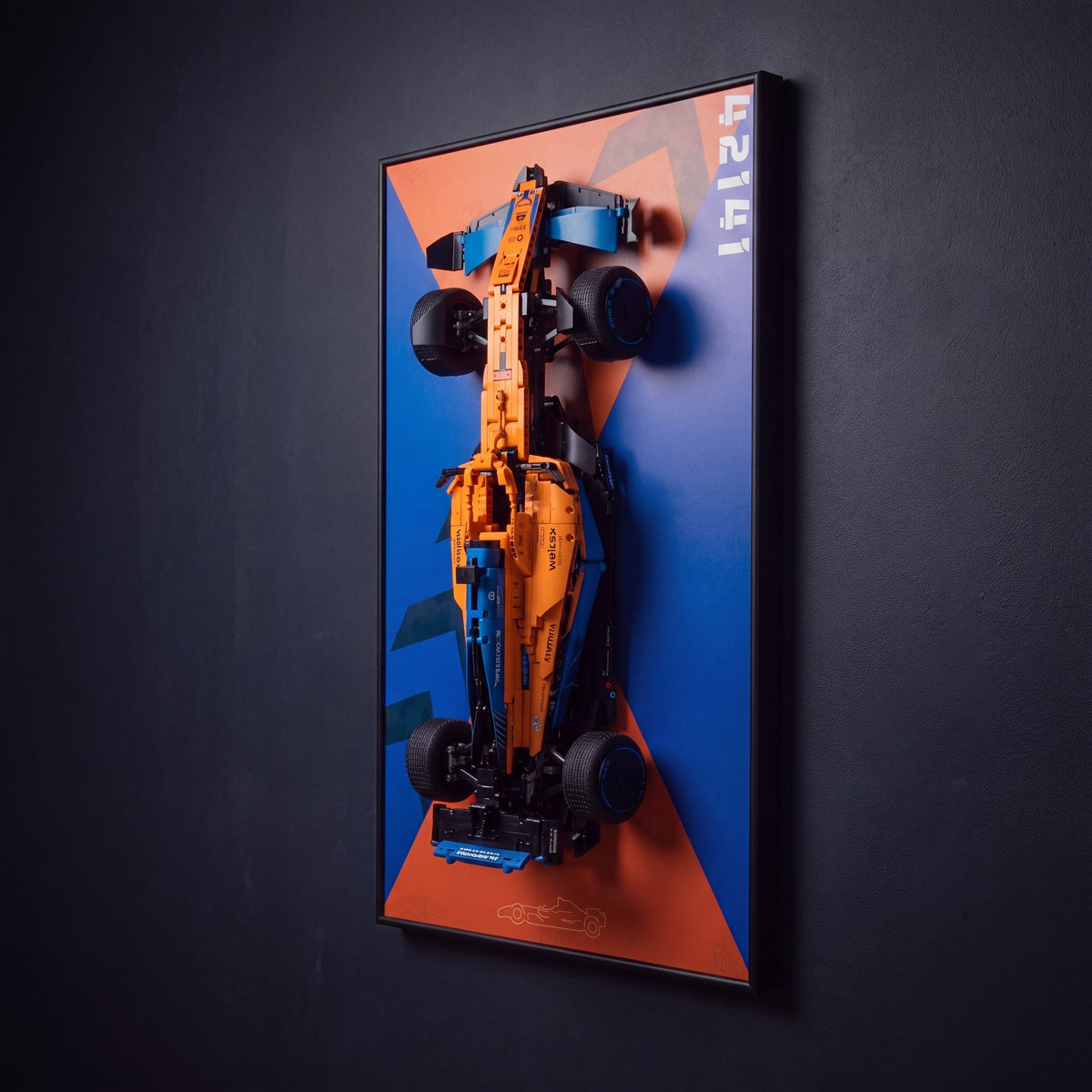 McLaren F1 42141 wall mount - angled
