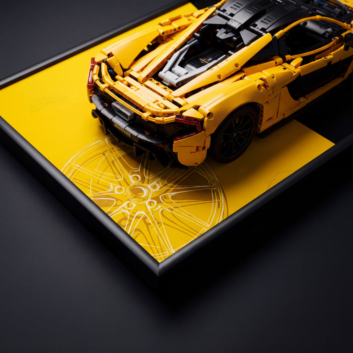 McLaren P1 42172 wall-mount macro detail