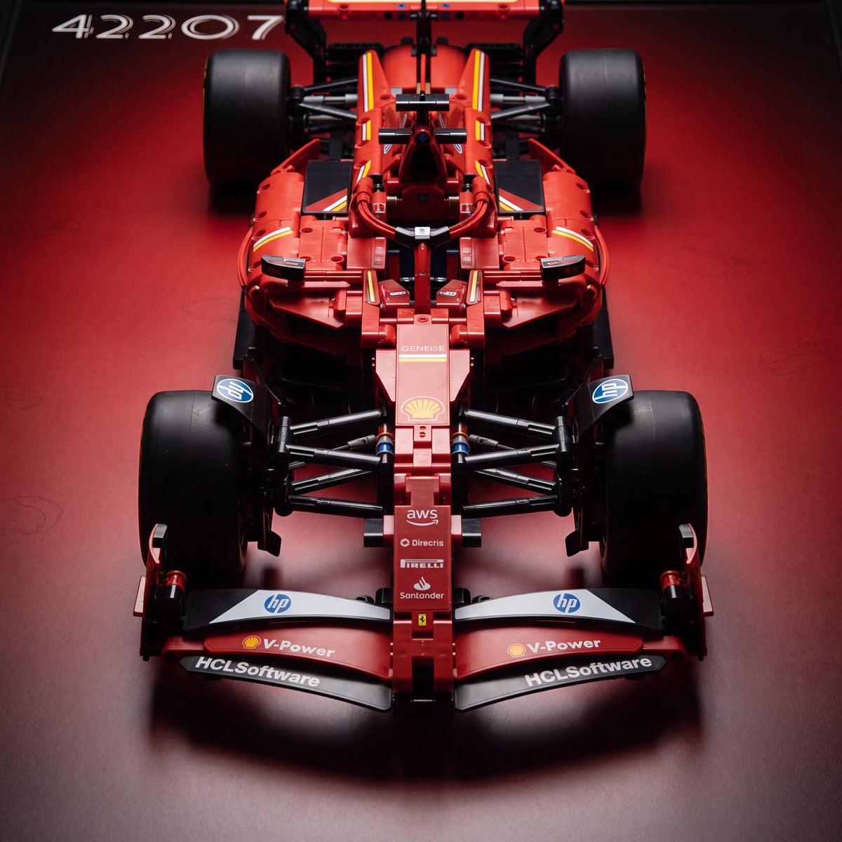 LEGO Ferrari SF-24 42207 wall mount - detail