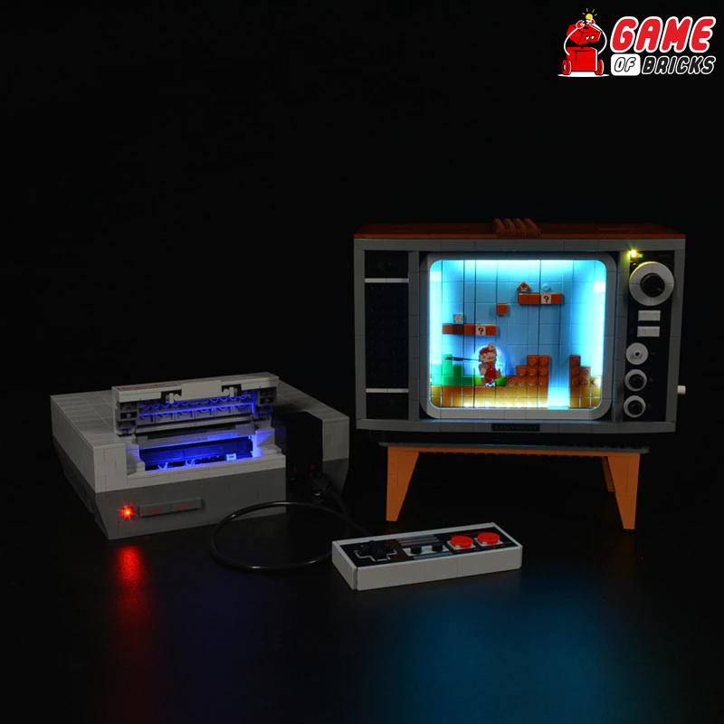 LEGO 71374 Nintendo Entertainment System vs an actual NES