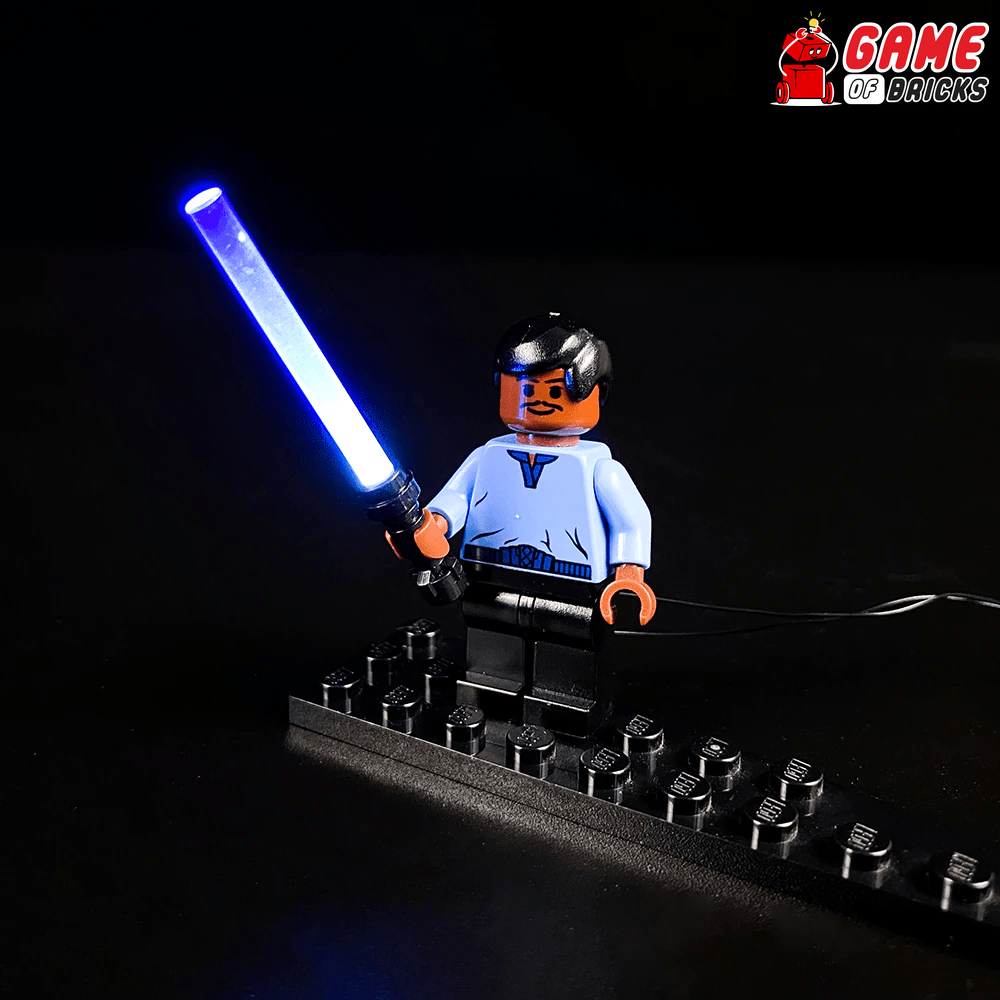 Lego light up lightsaber sales