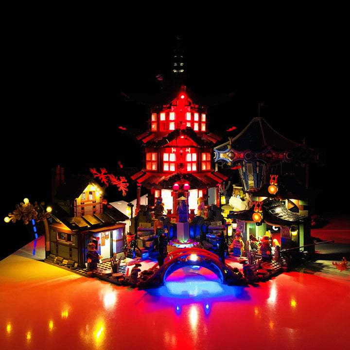 Temple of Airjitzu LEGO lights
