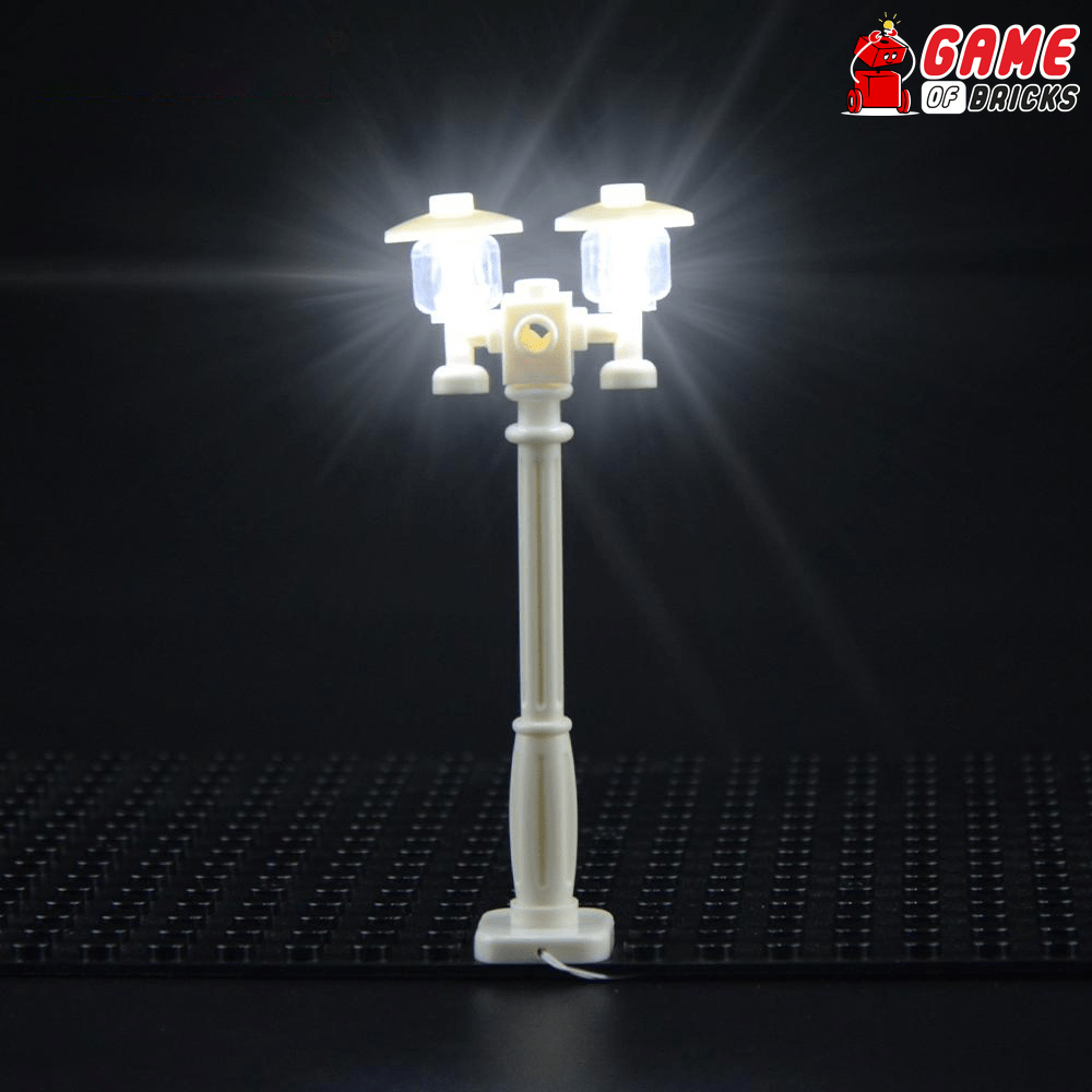 Double LED Lamp Post